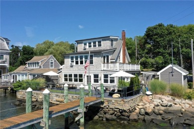 The Dockside Cottage feels like a vacation every day of the year on Montaup Country Club in Rhode Island - for sale on GolfHomes.com, golf home, golf lot