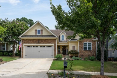 Custom crafted ranch home in desirable Heritage Wake Forest! Set on Heritage Golf Club in North Carolina - for sale on GolfHomes.com, golf home, golf lot