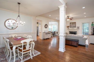 Custom crafted ranch home in desirable Heritage Wake Forest! Set on Heritage Golf Club in North Carolina - for sale on GolfHomes.com, golf home, golf lot