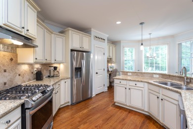 Custom crafted ranch home in desirable Heritage Wake Forest! Set on Heritage Golf Club in North Carolina - for sale on GolfHomes.com, golf home, golf lot