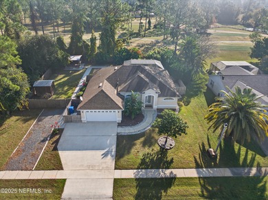 Live the Florida lifestyle in this pool home overlooking the St on St. Augustine Shores Golf Club in Florida - for sale on GolfHomes.com, golf home, golf lot