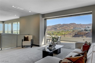 This 7,695 sq. ft. Blue Heron residence sits on a rare 1.23-acre on Dragon Ridge Country Club in Nevada - for sale on GolfHomes.com, golf home, golf lot