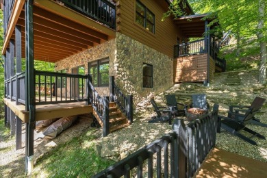 Discover this Custom Built Jubach Log Home perfectly placed on a on Hide-A-Way Hills Golf Club in Ohio - for sale on GolfHomes.com, golf home, golf lot