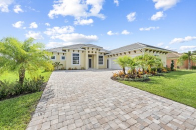 Brand-new modern estate in Palm City's prestigious Cobblestone on The Cape Club of Palm City in Florida - for sale on GolfHomes.com, golf home, golf lot