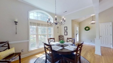 Nestled along the fairway in the gated, amenity-rich community on Harbour Point Golf Club in North Carolina - for sale on GolfHomes.com, golf home, golf lot