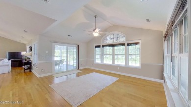 Nestled along the fairway in the gated, amenity-rich community on Harbour Point Golf Club in North Carolina - for sale on GolfHomes.com, golf home, golf lot