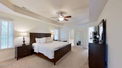 Nestled along the fairway in the gated, amenity-rich community on Harbour Point Golf Club in North Carolina - for sale on GolfHomes.com, golf home, golf lot