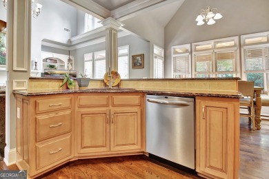 Stunning Golf Course Home on the 17th Tee!  This elegant 4-sides on Canongate On White Oak Golf Course in Georgia - for sale on GolfHomes.com, golf home, golf lot