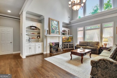 Stunning Golf Course Home on the 17th Tee!  This elegant 4-sides on Canongate On White Oak Golf Course in Georgia - for sale on GolfHomes.com, golf home, golf lot