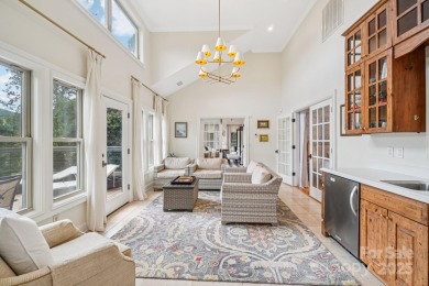 Hollywood glam meets the mountains at 193 Gateway Drive in on Rumbling Bald Resort on Lake Lure in North Carolina - for sale on GolfHomes.com, golf home, golf lot