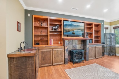 Hollywood glam meets the mountains at 193 Gateway Drive in on Rumbling Bald Resort on Lake Lure in North Carolina - for sale on GolfHomes.com, golf home, golf lot