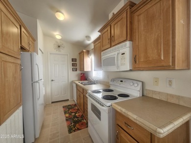 This 2-bedroom, 2-bathroom home features a large storage shed on Viewpoint Golf Resort in Arizona - for sale on GolfHomes.com, golf home, golf lot
