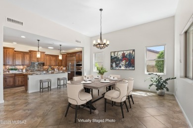 Savor Arizona resort living in this exquisite Saddlebrooke Ranch on Saddlebrooke Ranch Golf Club in Arizona - for sale on GolfHomes.com, golf home, golf lot