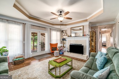 This beautiful ranch-styled home is nestled in the Exclusive on Southland Country Club in Georgia - for sale on GolfHomes.com, golf home, golf lot