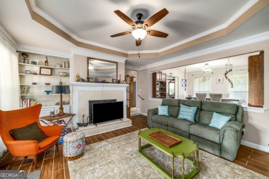 This beautiful ranch-styled home is nestled in the Exclusive on Southland Country Club in Georgia - for sale on GolfHomes.com, golf home, golf lot