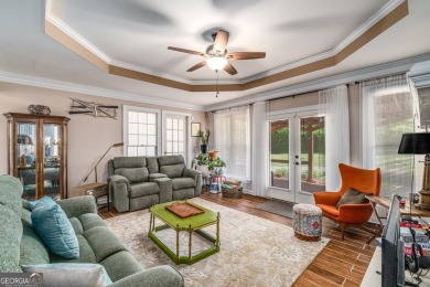 This beautiful ranch-styled home is nestled in the Exclusive on Southland Country Club in Georgia - for sale on GolfHomes.com, golf home, golf lot