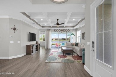 GORGEOUS POND VIEW ALONG WITH DESIGNER FINISHES IN THIS ANTIGUA on LPGA International Golf Course in Florida - for sale on GolfHomes.com, golf home, golf lot