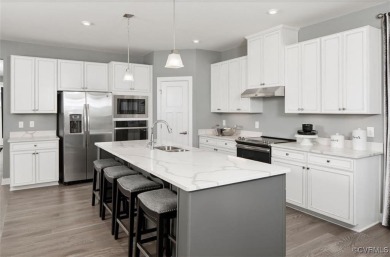 Get to know The Two-Story Savannah to be built on a wooded lot on Highlands Golfers Club in Virginia - for sale on GolfHomes.com, golf home, golf lot