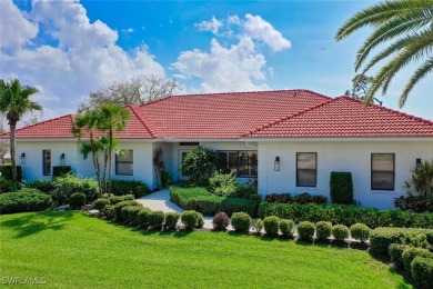 This exquisite 3-bedroom plus den, 3-bath home has been on Fiddlesticks Country Club in Florida - for sale on GolfHomes.com, golf home, golf lot