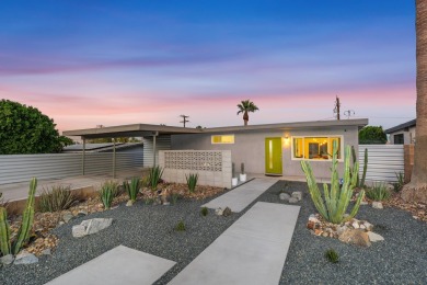 This mid-century modern home combines timeless design with on Tahquitz Creek Golf Resort in California - for sale on GolfHomes.com, golf home, golf lot