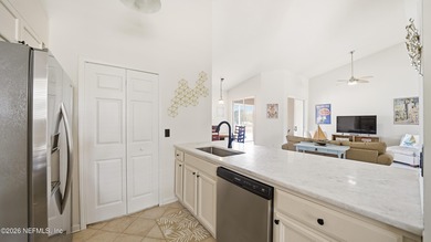 Updated and move-in ready, this beautifully refreshed on St. Augustine Shores Golf Club in Florida - for sale on GolfHomes.com, golf home, golf lot