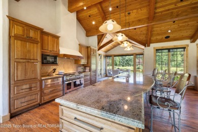 Spacious Larry Berlin designed home on a private cul-de-sac on Jackson Hole Golf and Tennis Club in Wyoming - for sale on GolfHomes.com, golf home, golf lot