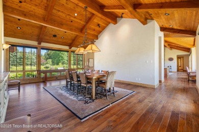 Spacious Larry Berlin designed home on a private cul-de-sac on Jackson Hole Golf and Tennis Club in Wyoming - for sale on GolfHomes.com, golf home, golf lot