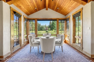 Spacious Larry Berlin designed home on a private cul-de-sac on Jackson Hole Golf and Tennis Club in Wyoming - for sale on GolfHomes.com, golf home, golf lot