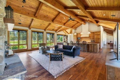Spacious Larry Berlin designed home on a private cul-de-sac on Jackson Hole Golf and Tennis Club in Wyoming - for sale on GolfHomes.com, golf home, golf lot