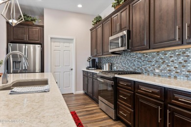 Discover elegance and modern comfort in this stunning Viva model on Saddlebrooke Ranch Golf Club in Arizona - for sale on GolfHomes.com, golf home, golf lot