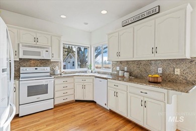 Welcome home to a truly special two-story farmhouse with on Centennial Golf Course in Idaho - for sale on GolfHomes.com, golf home, golf lot