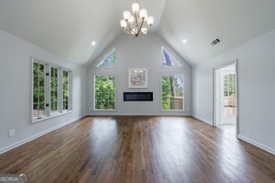 Prepare to be enchanted by this storybook stone estate, a true on Atlanta Country Club in Georgia - for sale on GolfHomes.com, golf home, golf lot