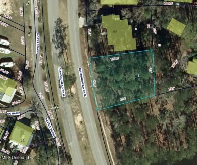 Exceptional opportunity to own a partially wooded lot featuring on Diamondhead Country Club in Mississippi - for sale on GolfHomes.com, golf home, golf lot