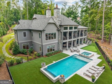 Escape to a private, peaceful lakefront sanctuary in Reynolds on Reynolds Lake Oconee - The Oconee in Georgia - for sale on GolfHomes.com, golf home, golf lot