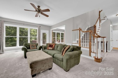 Discover exceptional space in this captivating 4BD/4.5BA on Highland Creek Golf Club in North Carolina - for sale on GolfHomes.com, golf home, golf lot