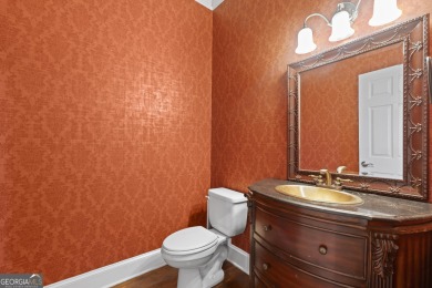All-Brick Executive Home in Smokerise Plantation - Steps from on Canongate At Flat Creek Club in Georgia - for sale on GolfHomes.com, golf home, golf lot