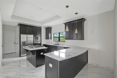 Gulf Access Lakefront Luxury Estate - New Construction 5 Bedroom on Burnt Store Golf Club in Florida - for sale on GolfHomes.com, golf home, golf lot