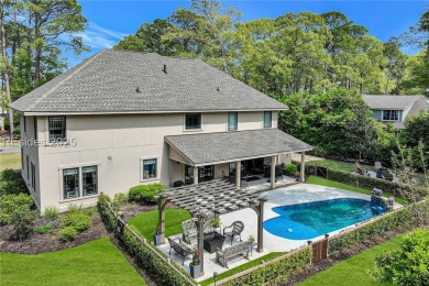 Discover this exquisite Low Country custom home built in 2021 on Dolphin Head Golf Club in South Carolina - for sale on GolfHomes.com, golf home, golf lot