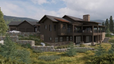 Alpine Contemporary Perfection! Construction is underway with an on Iron Horse Golf Club in Montana - for sale on GolfHomes.com, golf home, golf lot