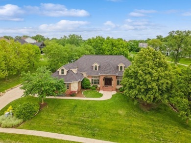 Welcome to luxury living in this stunning 4-bedroom, brick on Glen Oaks Country Club in Iowa - for sale on GolfHomes.com, golf home, golf lot