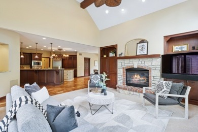 Welcome to luxury living in this stunning 4-bedroom, brick on Glen Oaks Country Club in Iowa - for sale on GolfHomes.com, golf home, golf lot