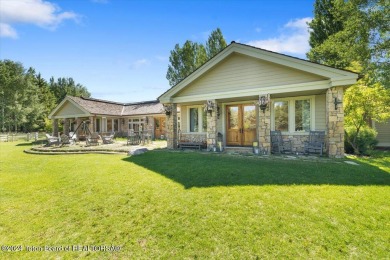 Immerse yourself in a private Jackson Hole estate, surrounded by on Jackson Hole Golf and Tennis Club in Wyoming - for sale on GolfHomes.com, golf home, golf lot