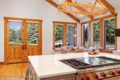 Immerse yourself in a private Jackson Hole estate, surrounded by on Jackson Hole Golf and Tennis Club in Wyoming - for sale on GolfHomes.com, golf home, golf lot