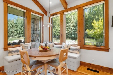 Immerse yourself in a private Jackson Hole estate, surrounded by on Jackson Hole Golf and Tennis Club in Wyoming - for sale on GolfHomes.com, golf home, golf lot