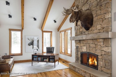 Immerse yourself in a private Jackson Hole estate, surrounded by on Jackson Hole Golf and Tennis Club in Wyoming - for sale on GolfHomes.com, golf home, golf lot