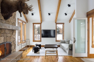 Immerse yourself in a private Jackson Hole estate, surrounded by on Jackson Hole Golf and Tennis Club in Wyoming - for sale on GolfHomes.com, golf home, golf lot