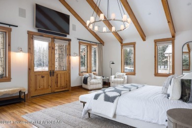 Immerse yourself in a private Jackson Hole estate, surrounded by on Jackson Hole Golf and Tennis Club in Wyoming - for sale on GolfHomes.com, golf home, golf lot