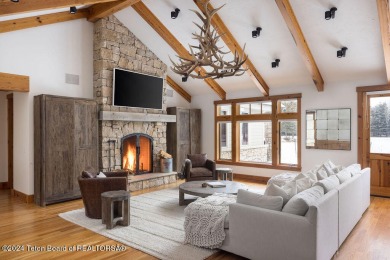 Immerse yourself in a private Jackson Hole estate, surrounded by on Jackson Hole Golf and Tennis Club in Wyoming - for sale on GolfHomes.com, golf home, golf lot