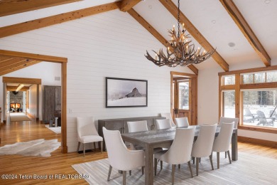 Immerse yourself in a private Jackson Hole estate, surrounded by on Jackson Hole Golf and Tennis Club in Wyoming - for sale on GolfHomes.com, golf home, golf lot