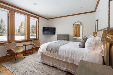 Immerse yourself in a private Jackson Hole estate, surrounded by on Jackson Hole Golf and Tennis Club in Wyoming - for sale on GolfHomes.com, golf home, golf lot